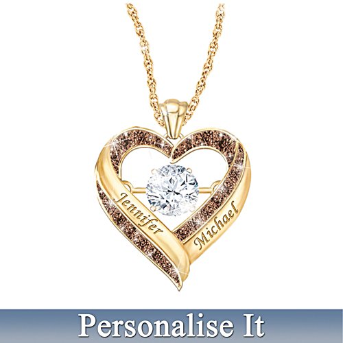 Endless Love Personalised Diamond Pendant Necklace