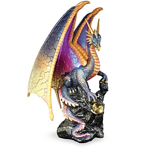 Cosmic Overseer Illuminated Dragon Figurine