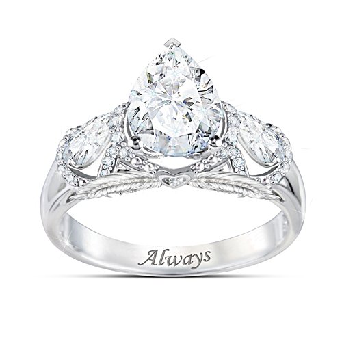 "Message From Heaven" Diamonesk Simulated Diamond Ring