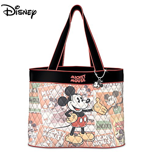  Mickey Mouse Classic Moments Quilted Tote With Profile Charm