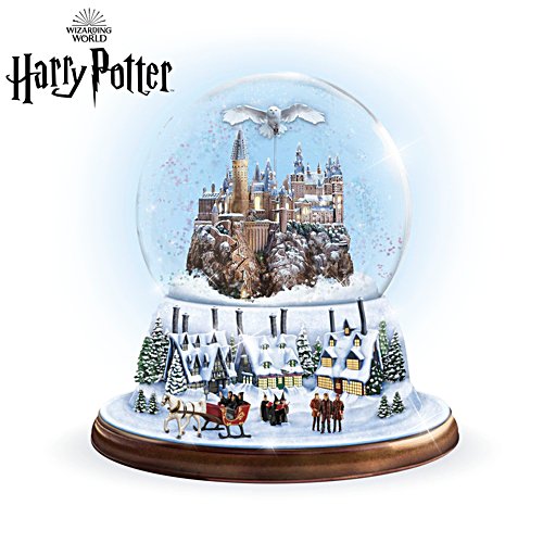 'I'd Rather Stay At HOGWARTS™ This Christmas' Glitter Globe