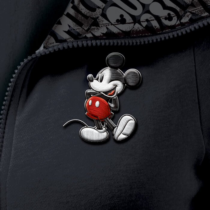 Disney Mickey Mouse Artwork Hoodie: Disney 'Forever Mickey Mouse' Ladies'  Hoodie