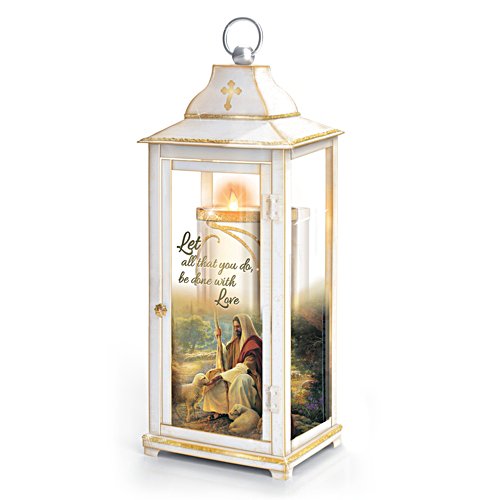 Greg Olsen 'Let All You Do Be Done With Love' Lantern