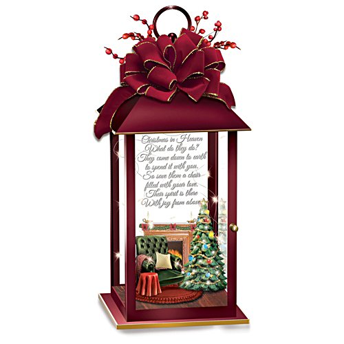 "Christmas In Heaven" Illuminated Remembrance Lantern