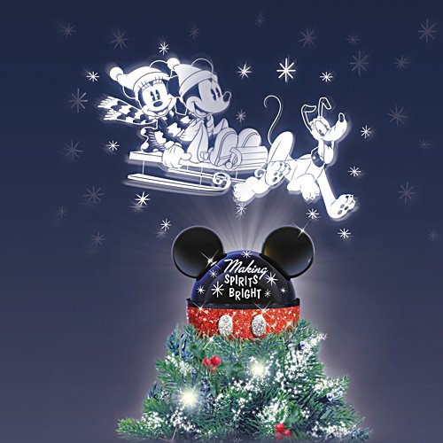Disney 'Making Spirits Bright' Rotating Tree Topper