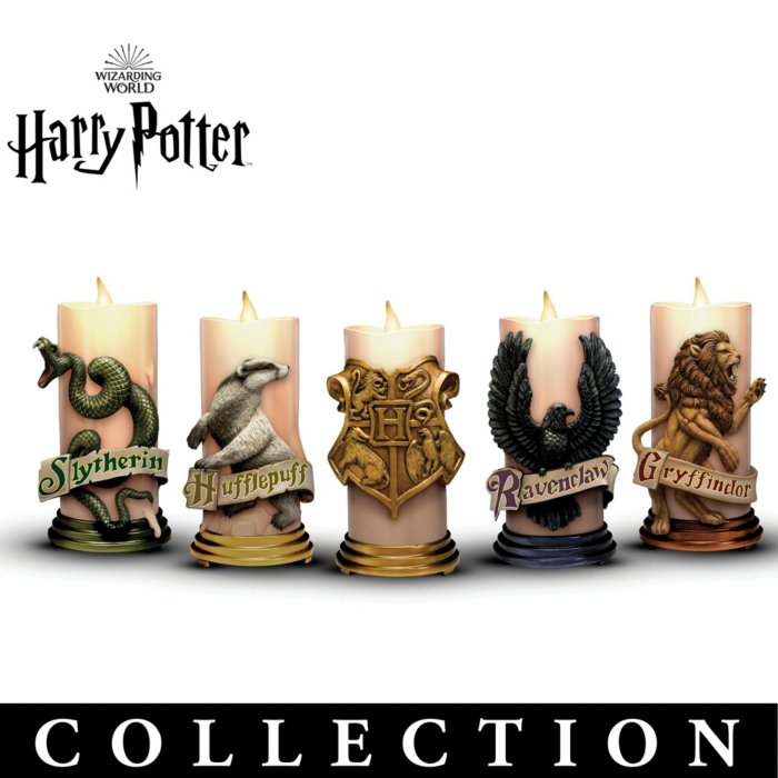 Officially Licensed HARRY POTTER HOGWARTS Remote-Controlled LED Candle  Collection: HARRY POTTER™ HOGWARTS™ House Candle Collection
