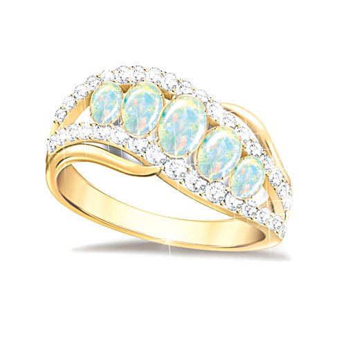 'Genuine Beauty' Ethiopian Opal Ring