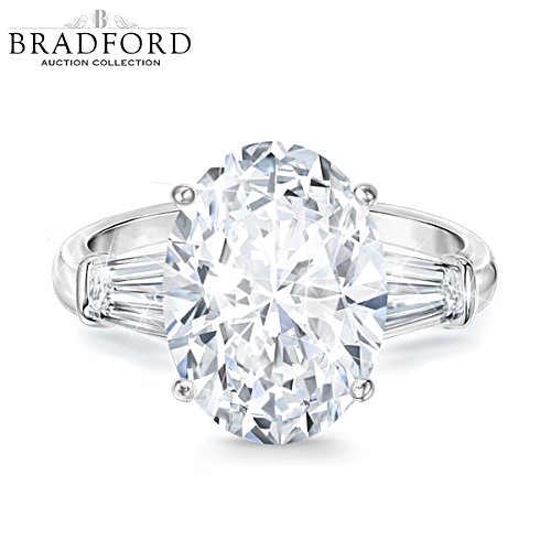 "Magnificent Beauty" oval-cut ring