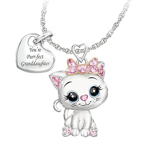 "You're Purr-fect To Me" Necklace For Granddaughters
