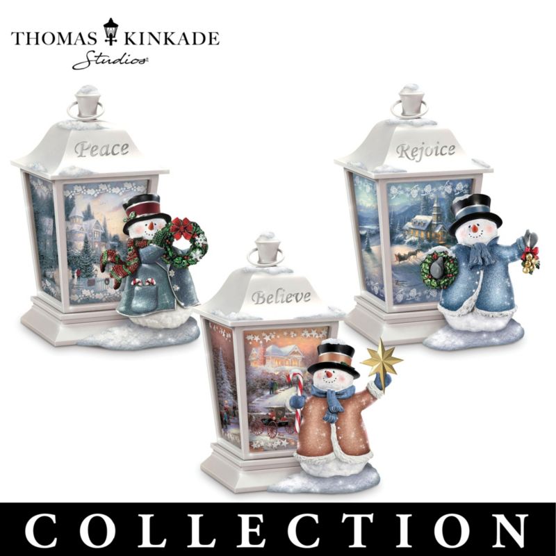 Thomas Kinkade Lights Of The Holiday Lantern Collection   0134849001