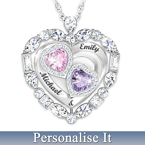 Reflections Of Our Love Personalised Pendant 