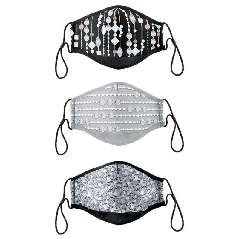 NonMedical Adult Fashion Masks 'Jewels & Gems' Antibacterial Adult