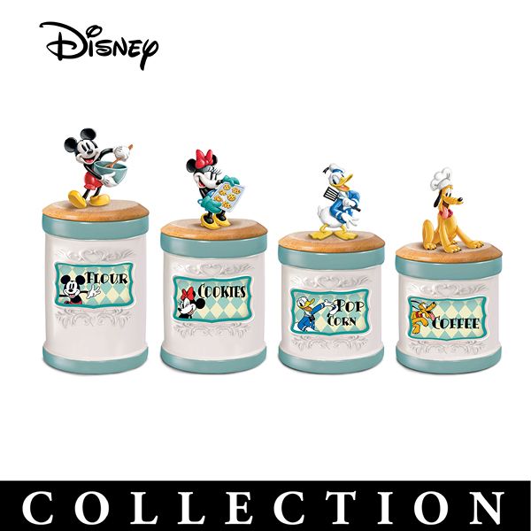 Disney Mickey Friends Kitchen Canister Collection   0136205