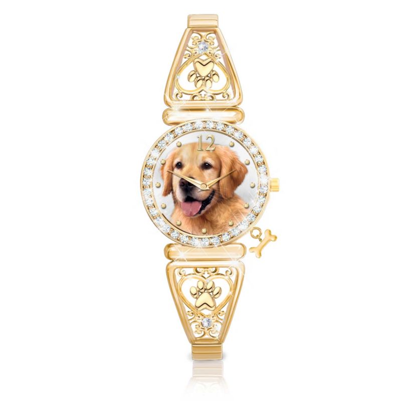 Mein treuer Golden Retriever – Damenuhr