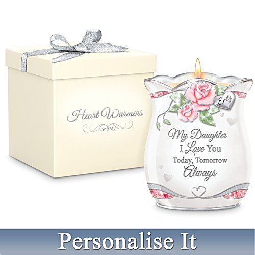 Personalised Porcelain Candleholder For Daughters