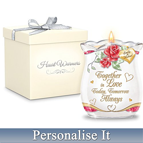 Personalised Porcelain Candleholder For Couples