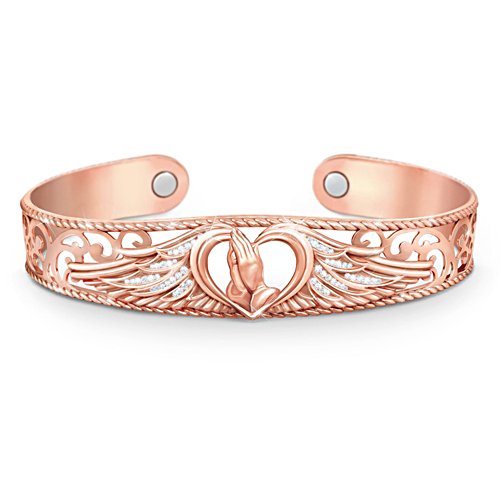 Healing Prayers Copper Cuff Bracelet