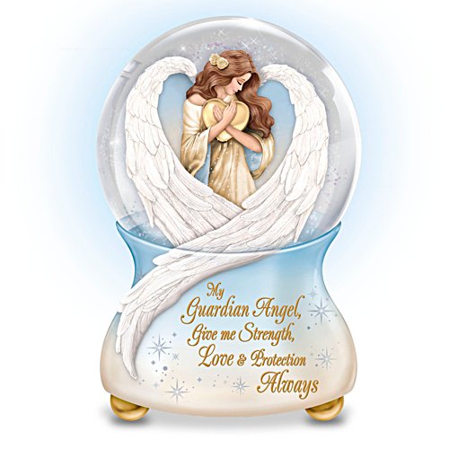 'An Angel's Embrace' Glitter Globe