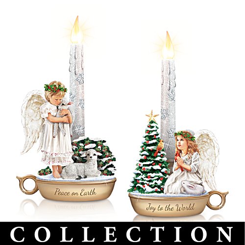 Dona Gelsinger Angel Sculptures Flameless Candles Collection