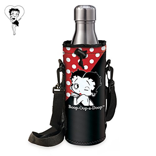 Betty Boop Bottle Carrier With Stainless Steel Water Bottle