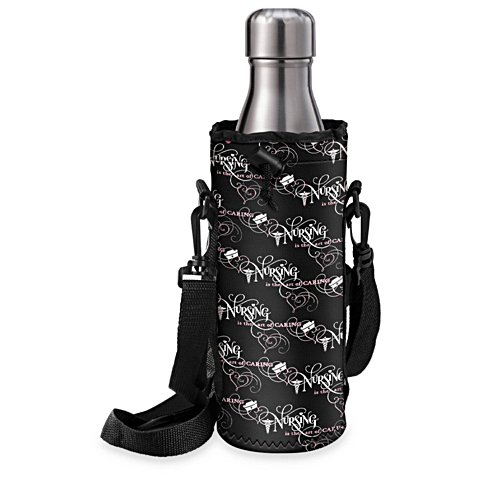 Nurse-Themed Water Bottle Carrier And Stainless Steel Bottle