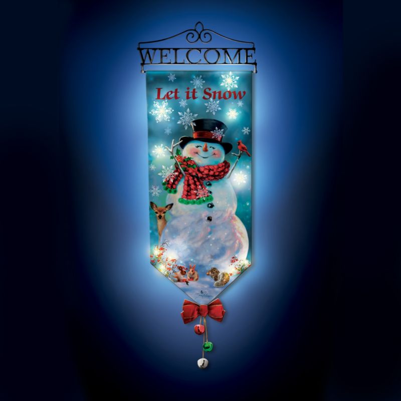 Weihnachtsbaum Rock 122cm Rot - Schneemann Design B Produktbild-Vorschau 3