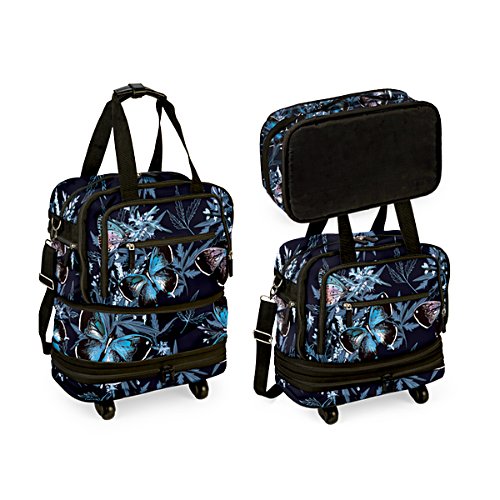 "On My Way" Butterfly Rolling Travel Bag