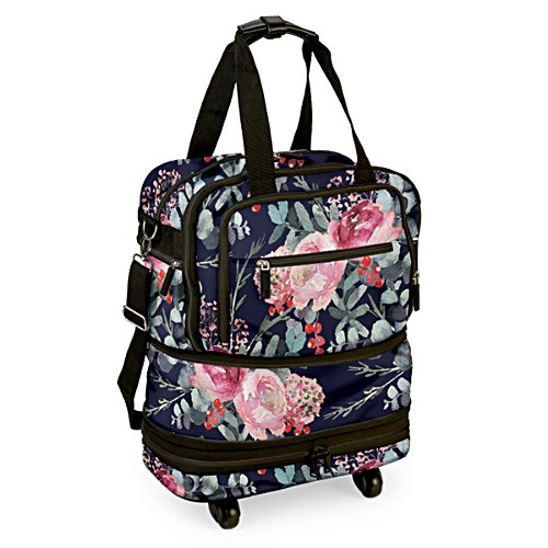 On My Way 3-in-1 Rolling Travel Bag - Floral