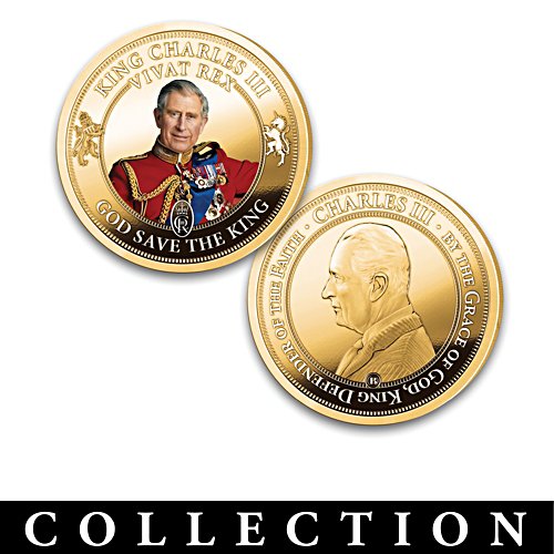 King Charles III Royal Accession Proof Coins And Display Box