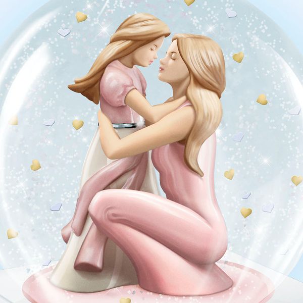 'A Mother And Daughter's Love Is Forever' Musical Glitter Globe