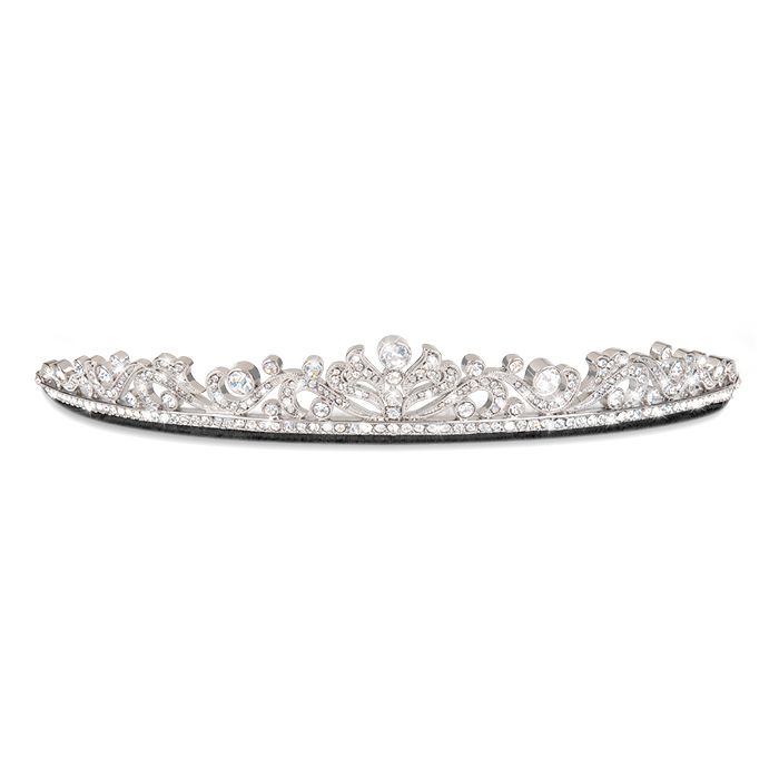 Regal Elegance Tiara With Over 200 Simulated Diamonds