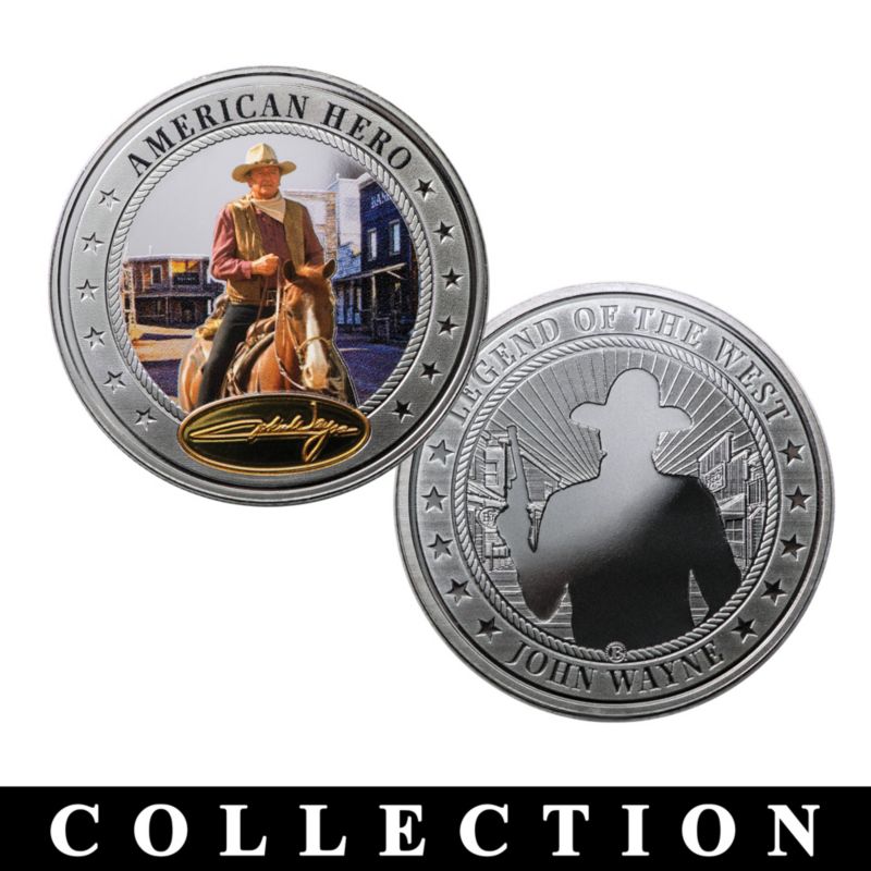 John Wayne - La légende du western - collection de médailles