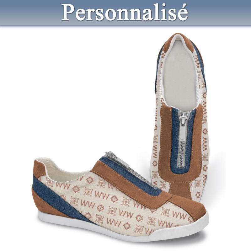 C'est moi – Chaussures pour femmes personnalisées avec monogramme (multicolore)
