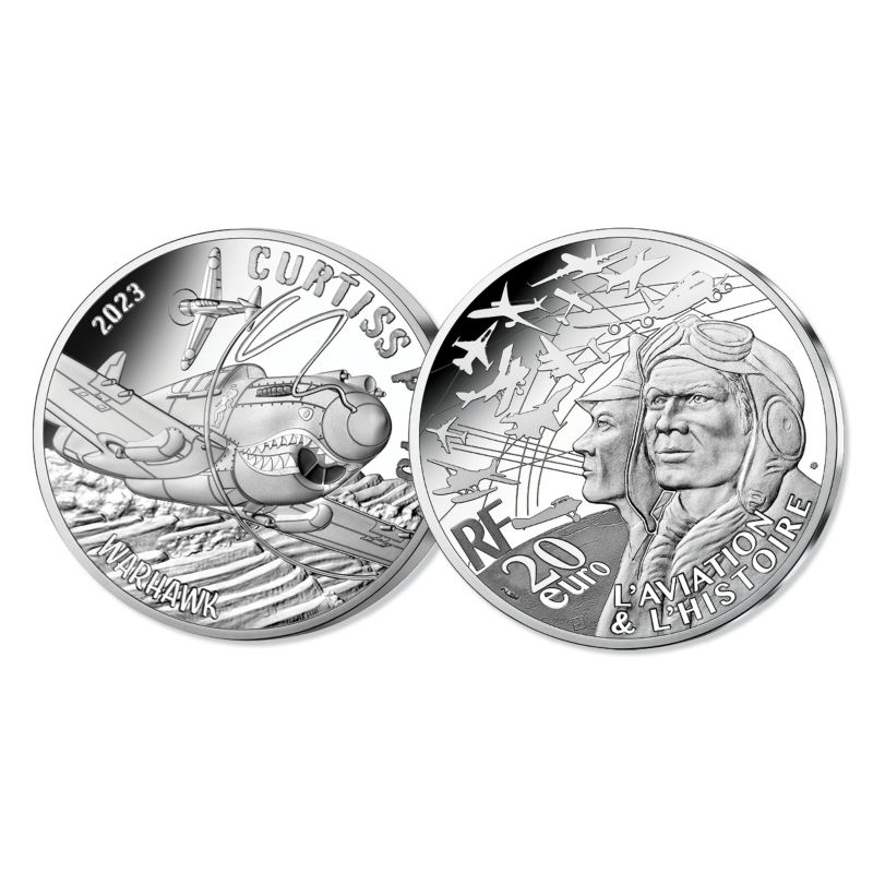 Curtiss P-40 Warhawk Coin: 44.4 Grams Of 90% Silver