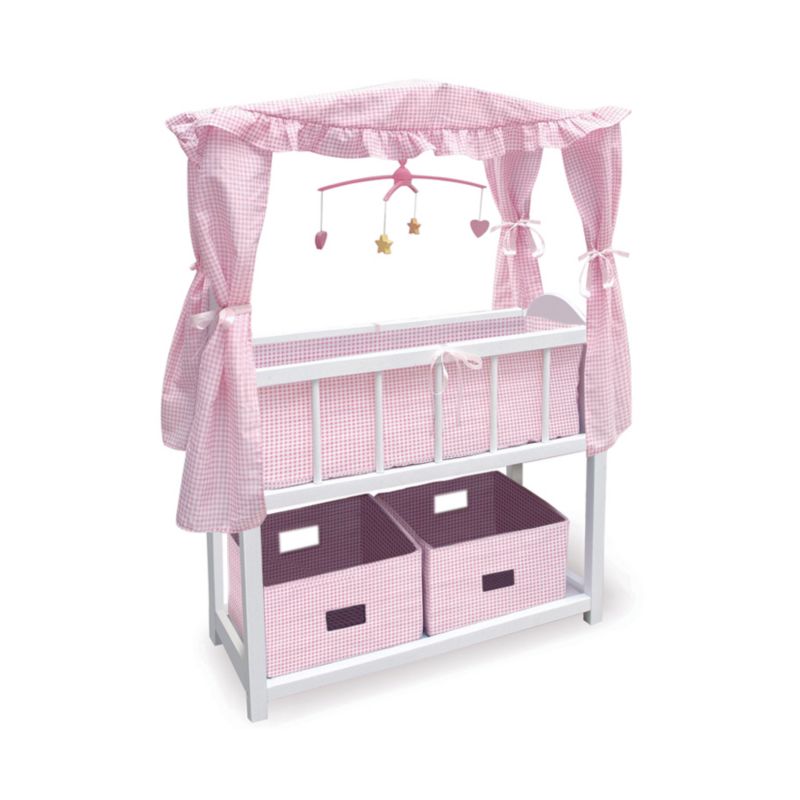 baby doll and crib