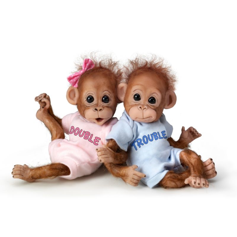 lifelike orangutan dolls