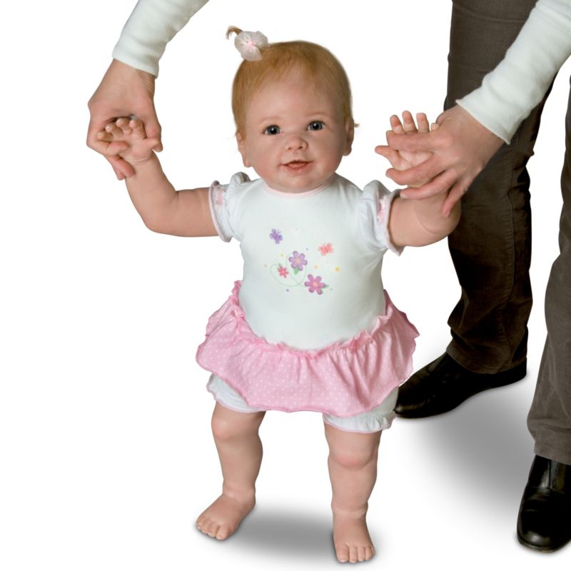 first walking doll