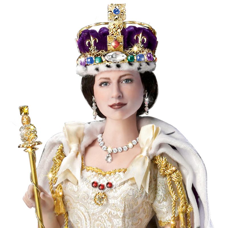 queen elizabeth porcelain doll