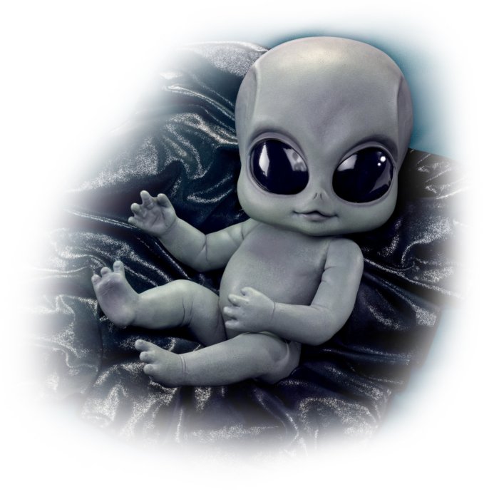 bijeenkomst fluiten paddestoel Roswell-Baby – Alien-pop