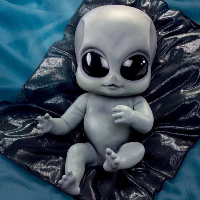 Wasserette Stoffig Verbieden Roswell-Baby – Alien-pop