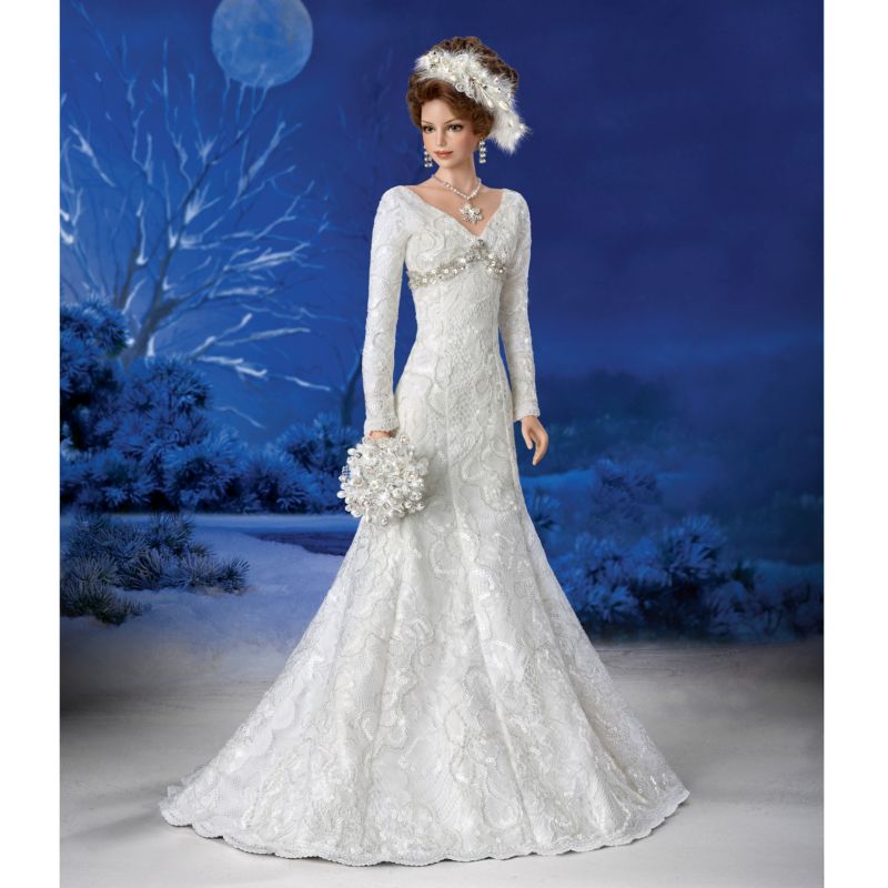 ashton drake winter romance bride doll