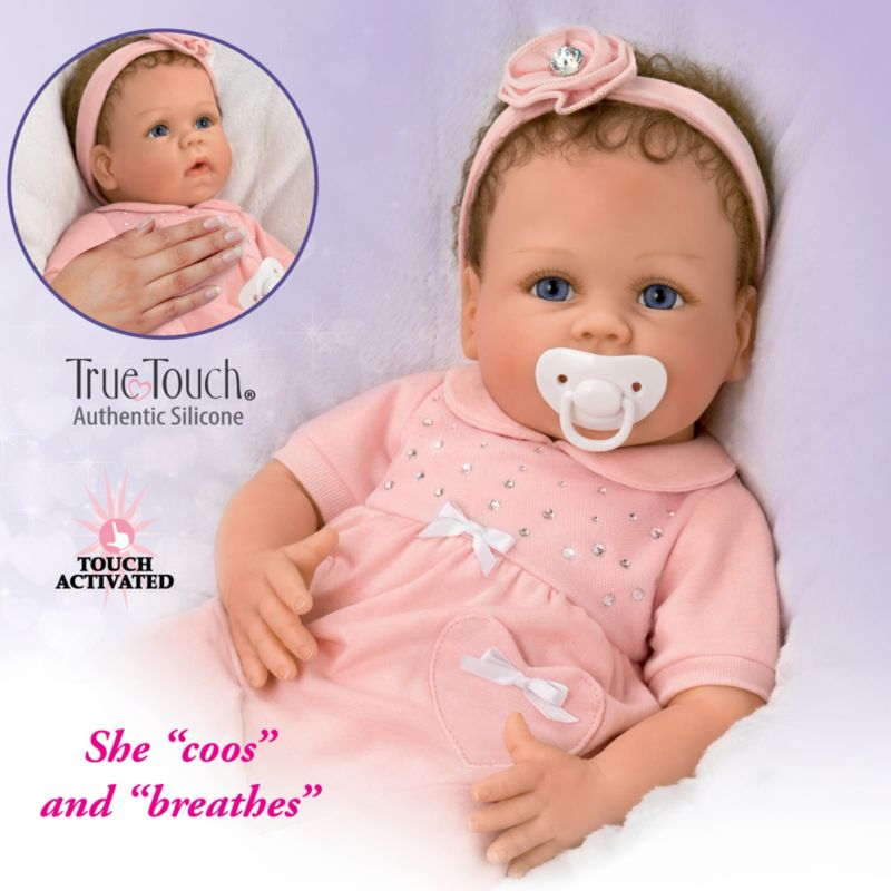 baby doll that looks real and breathes