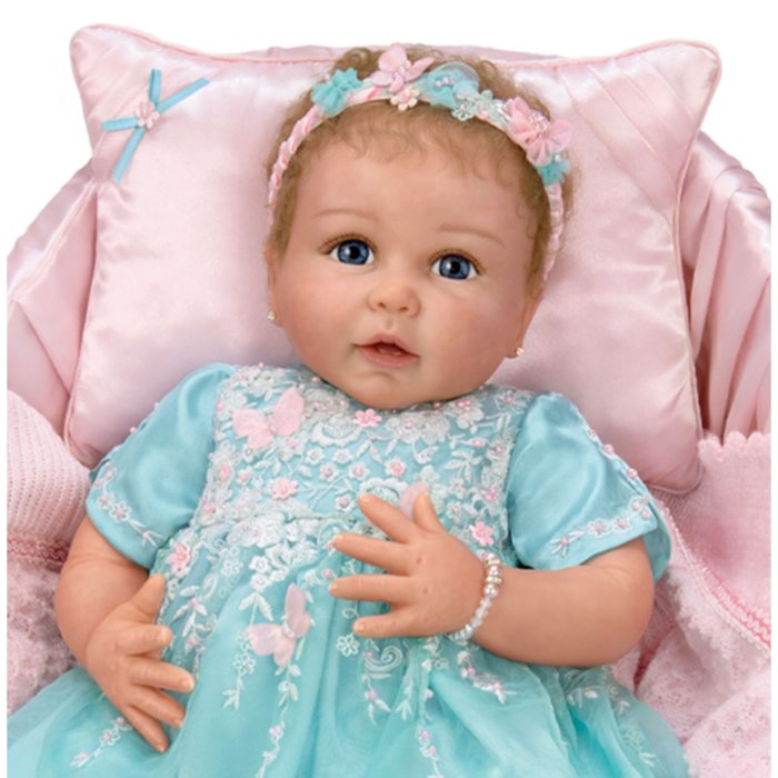 Kit de poupées Charlotte Painted Bebe Reborn pour filles, cheveux