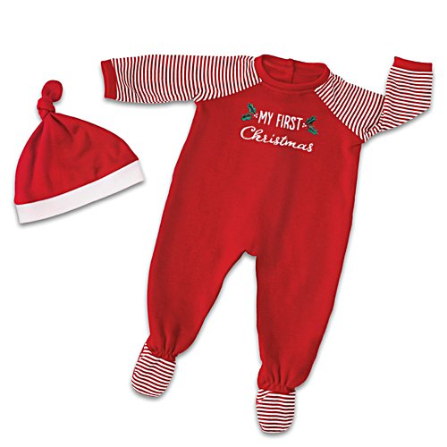 Christmas PJs Accessory Set For Baby Dolls 17" - 19" Long