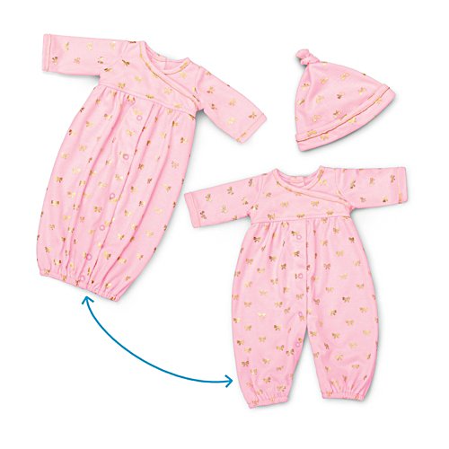 'Nap And Play' 2-In-1 Convertible Baby Doll Outfit And Cap