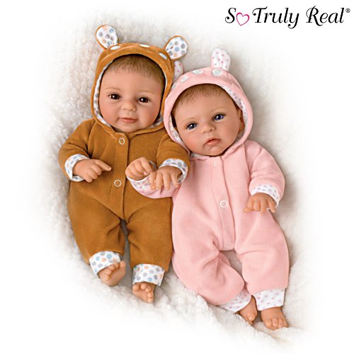 'Oh Deer! The Twins Are Here!' So Truly Real® Twin Baby Doll Set