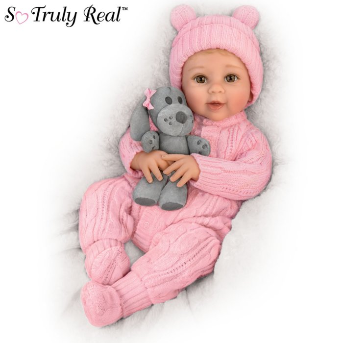 atributo diamante hogar 'Arianna, My Snuggle Pup' So Truly Real® Baby Doll And Plush Dog Set