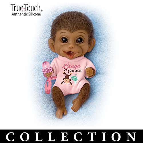 'Happy Little Handfuls' Silicone Baby Monkey Dolls Collection