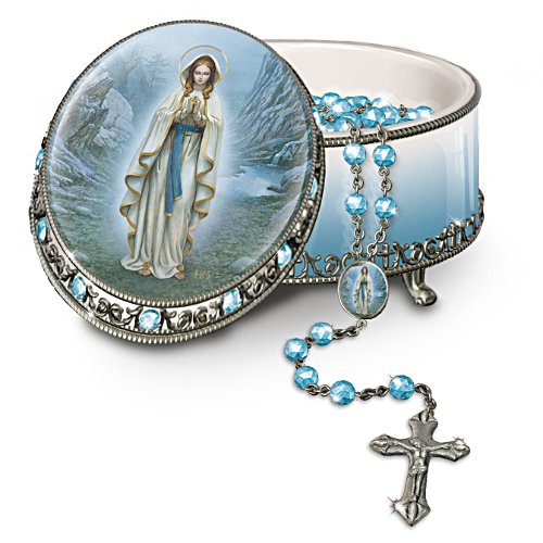 'Lady Of Lourdes' Rosary Box 