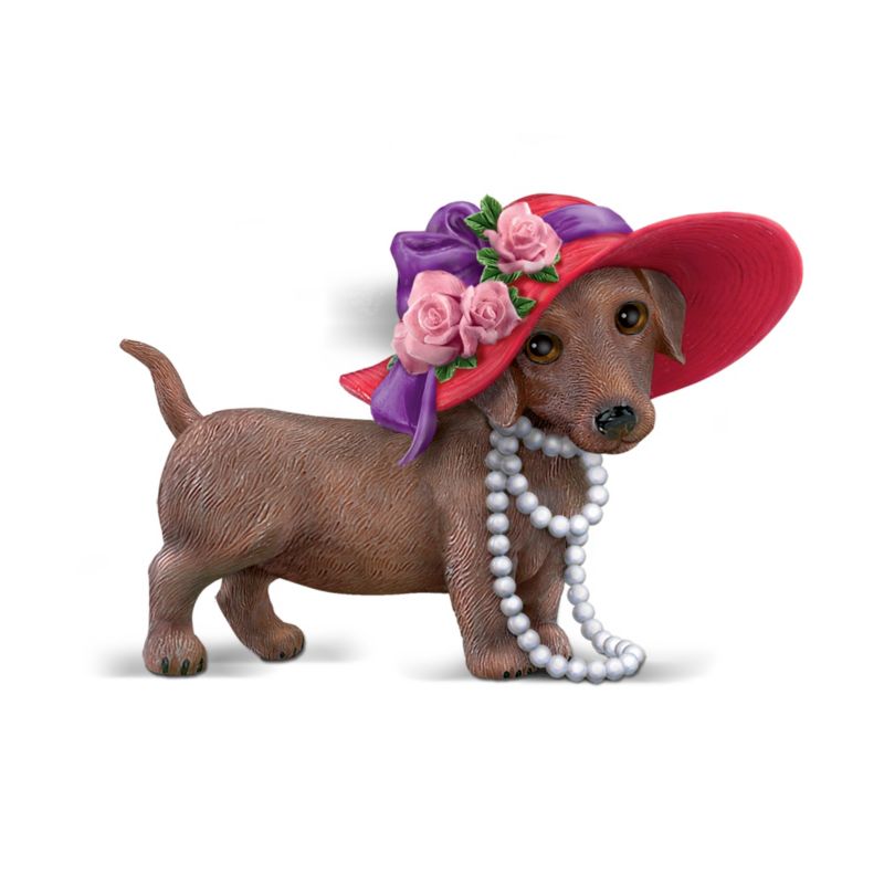 "Red Hot Mama" Dachshund Figurine 